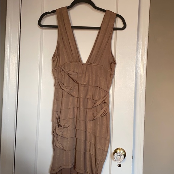 Gold Shimmer Dress - Picture 2 of 2